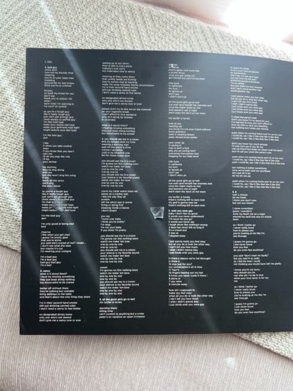 Billie Eilish When We All Fall Asleep Where Do We Go Clear Vinyl LP 2019 - Picture 5 of 10